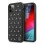 Mercedes Silver Stars Pattern Case for iPhone 12 Pro Max - Black