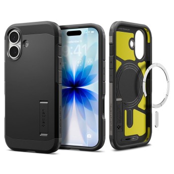 Spigen Tough Armor "T" MagSafe case for iPhone 17 - black Spigen Tough Armor "T" MagSafe case for iPhone 17 - black