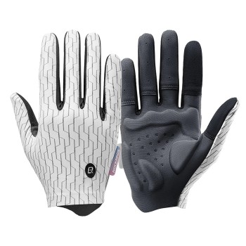 Rockbros sports gloves full spring-summer size XL - white and black Rockbros sports gloves full spring-summer size XL - white and black