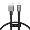 Tech-Protect Ultraboost DNA USB-A / Lightning cable 12W/2.4A 25 cm - gray Tech-Protect Ultraboost DNA USB-A / Lightning cable 12W/2.4A 25 cm - gray