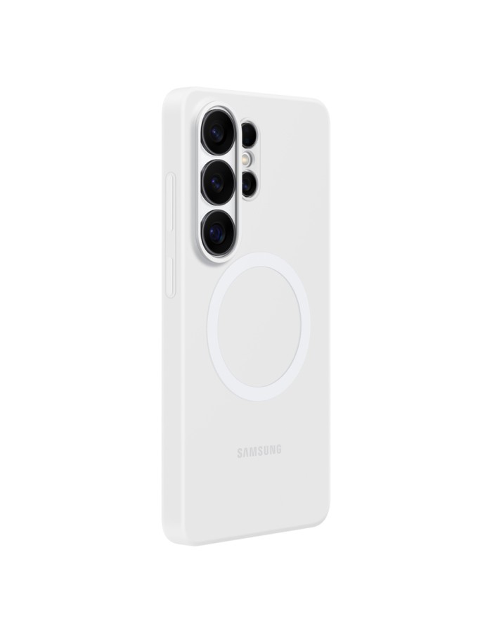 Samsung Silicone Magnet Case for Samsung Galaxy S26 Ultra, MagSafe Compatible - White