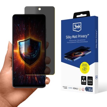 3mk Silky Matt Privacy Privacy Screen Protector for Motorola Moto E14