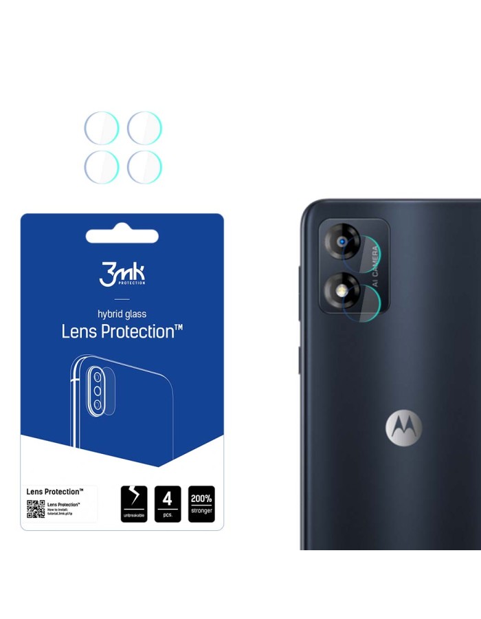 3mk Lens Protection™ hybrid camera glass for Motorola Moto E13