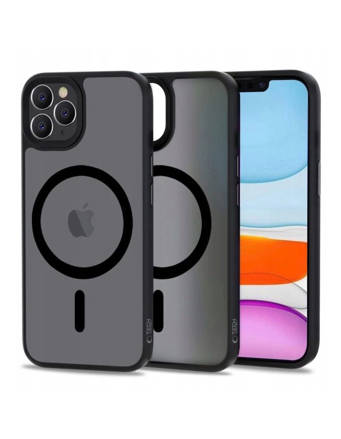 Tech-Protect MagMat MagSafe iPhone 11 Pro Case - Matte Black
