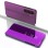 Clear View Case for Samsung Galaxy S25 Cover with Flip - Pink
