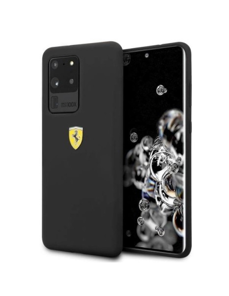 Ferrari Hardcase FESSIHCS69BK S20 Ultra G988 black/black Silicone