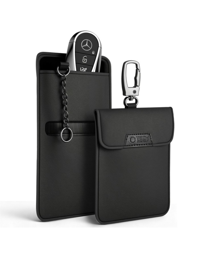 Tech-Protect KLR400 Anti-Theft Car Key Case - Black Tech-Protect KLR400 Anti-Theft Car Key Case - Black