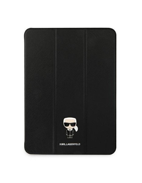 Karl Lagerfeld Saffiano Ikonic Karl Case for iPad 11" Pro 2021 - Black