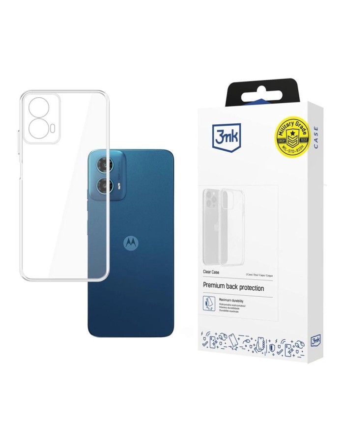3mk Clear Case for Motorola Moto G34 5G - transparent