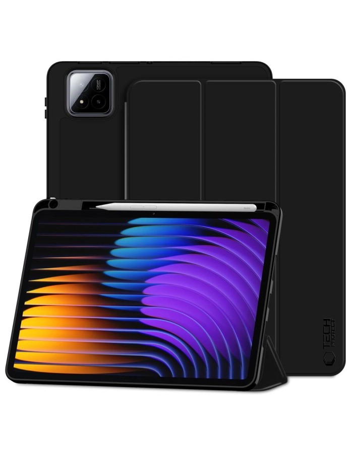 TechProtect SmartCase Pen case for Xiaomi Pad 7 / 7 Pro - black