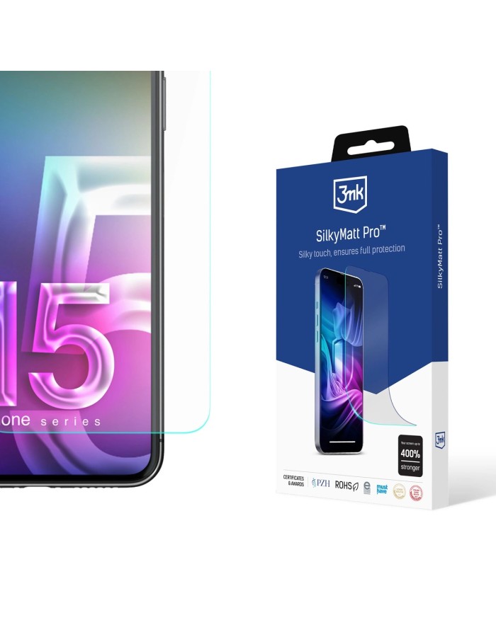 Apple iPhone 15 - 3mk Silky Matt Pro Apple iPhone 15 - 3mk Silky Matt Pro