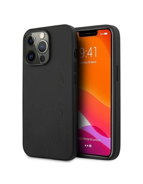 AMG Leather Hot Stamped Case for iPhone 13 Pro / 13 6.1" - Black AMG Leather Hot Stamped Case for iPhone 13 Pro / 13 6.1" - Black