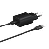 Samsung 25W EP-TA800EBE USB-C Wall Charger with Samsung EP-DA705BBE USB-C / USB-C Cable Replacement Pack - Black Samsung 25W EP-TA800EBE USB-C Wall Charger with Samsung EP-DA705BBE USB-C / USB-C Cable Replacement Pack - Black
