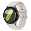 Tech-Protect Silicone Sport Strap for Samsung Galaxy Watch 4 / 5 / 5 Pro / 6 / 7 / FE - Beige