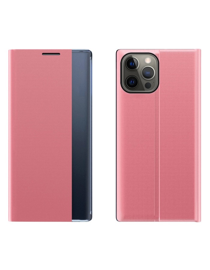 Sleep Case Bookcase Type Case with Smart Window for iPhone 13 Pro Max pink Sleep Case Bookcase Type Case with Smart Window for iPhone 13 Pro Max pink