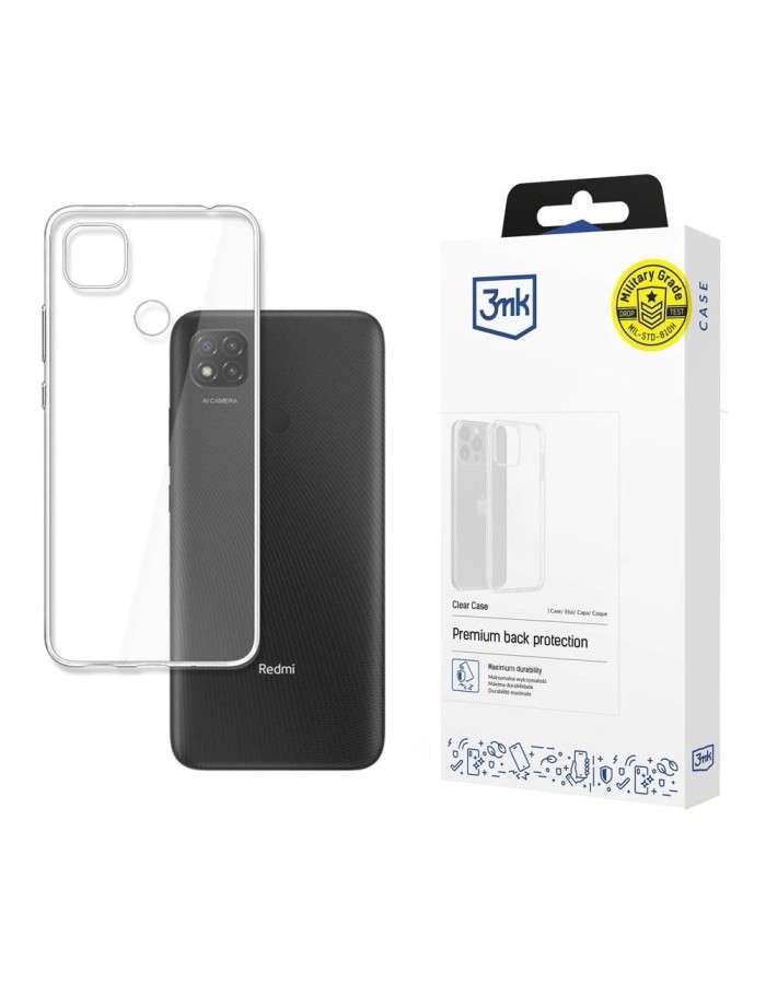 3mk Clear Case for Xiaomi Redmi 9C - transparent