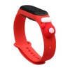 Strap Xmas for Xiaomi Mi Band 5 / 6 Christmas Silicone Strap Bracelet with Glove - Red Strap Xmas for Xiaomi Mi Band 5 / 6 Christmas Silicone Strap Bracelet with Glove - Red