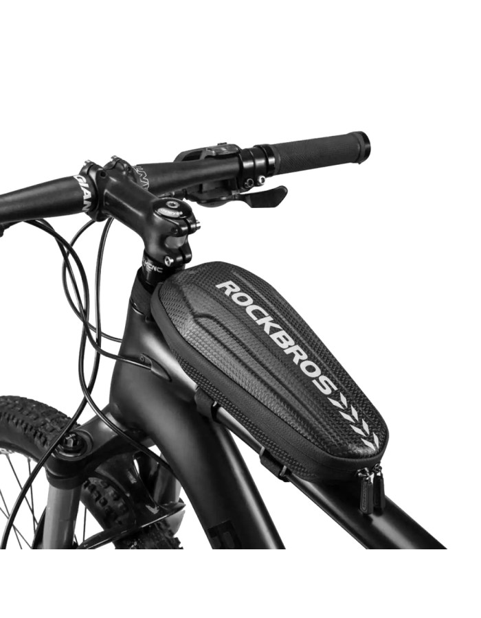 Rockbros B62 Bike Bag for Handlebar or Frame 2L - Black Rockbros B62 Bike Bag for Handlebar or Frame 2L - Black