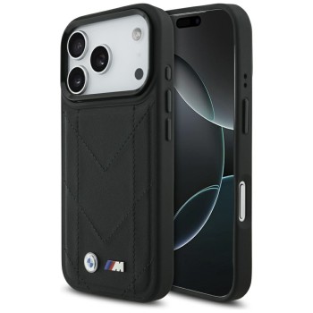 BMW M Quilted Logo MagSafe Case for iPhone 17 Pro - Black