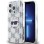 Karl Lagerfeld IML Choupette Head &amp;amp; Monogram case for iPhone 15 Pro Max - transparent