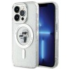 Karl Lagerfeld Karl&amp;amp;Choupette Glitter MagSafe case for iPhone 15 Pro - transparent