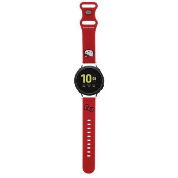 Hello Kitty Silicone Kitty Head strap universal 20mm - red
