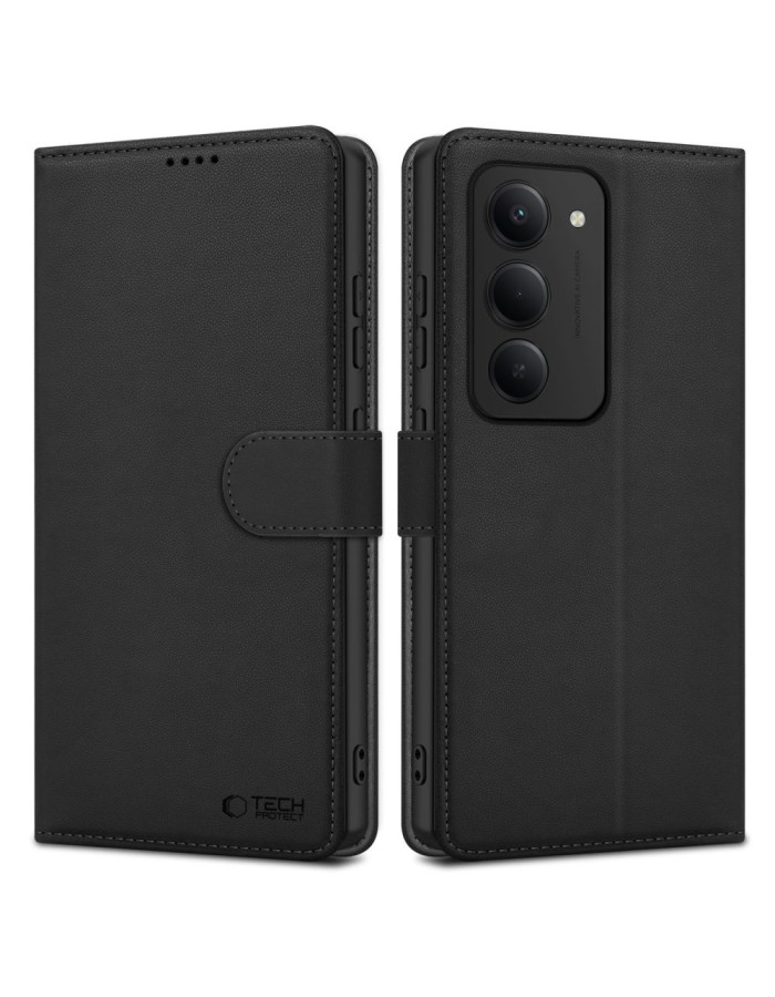 Tech-Protect Wallet Case for Xiaomi Redmi 15 4G / 5G - Black