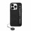 Karl Lagerfeld Saffiano Rhinestones &amp;amp; Charm case for iPhone 15 / 14 / 13 - black
