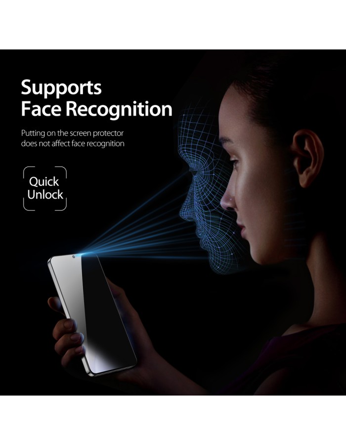 Dux Ducis Glass Privacy for Samsung S24 - with black frame