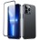Joyroom 360 Full Case front and back cover for iPhone 13 Pro Max + tempered glass screen protector black (JR-BP928 black)
