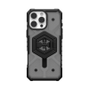 UAG Pathfinder Clear Magsafe Bundle Case with Magnetic Ring Stand for iPhone 16 Pro Max - Black