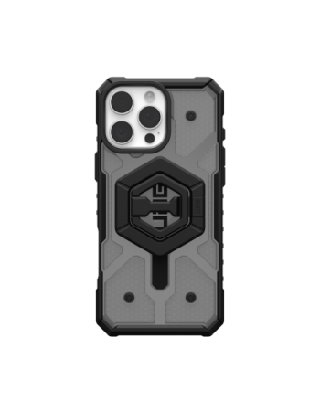 UAG Pathfinder Clear Magsafe Bundle Case with Magnetic Ring Stand for iPhone 16 Pro Max - Black