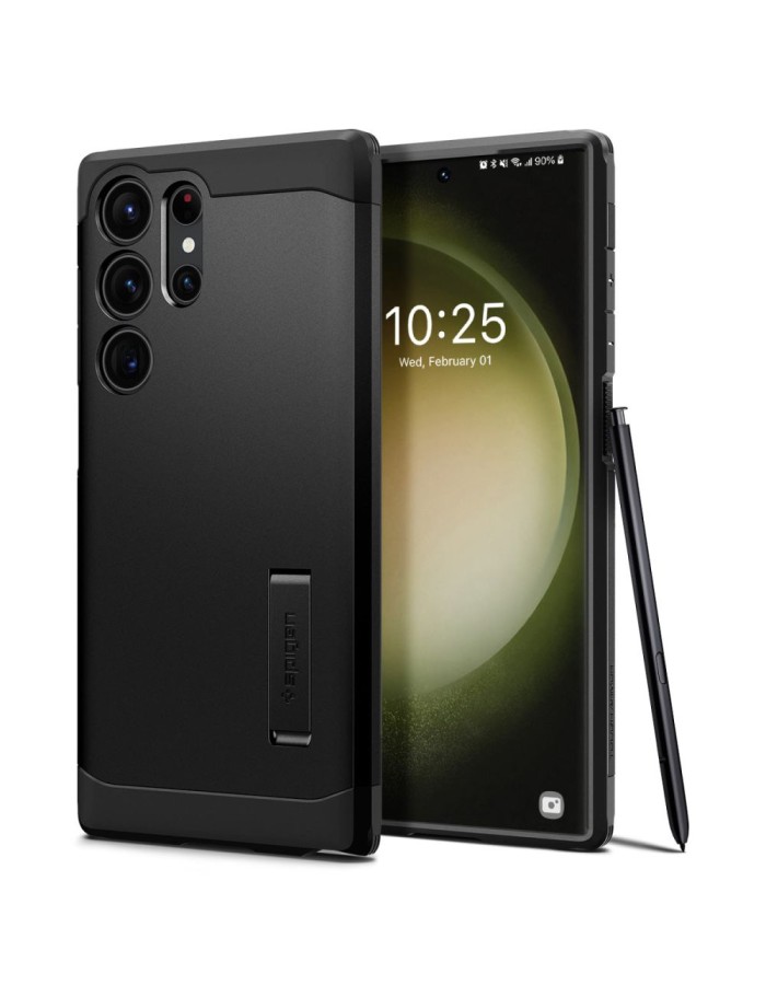 Spigen Tough Armor Case for Samsung Galaxy S23 Ultra - Black Spigen Tough Armor Case for Samsung Galaxy S23 Ultra - Black