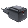 Acefast A73 Mini PD 20W GaN USB-C wall charger - black Acefast A73 Mini PD 20W GaN USB-C wall charger - black