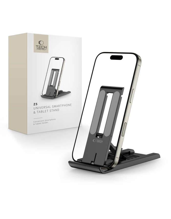 Tech-Protect Z5 smartphone and tablet stand - black Tech-Protect Z5 smartphone and tablet stand - black