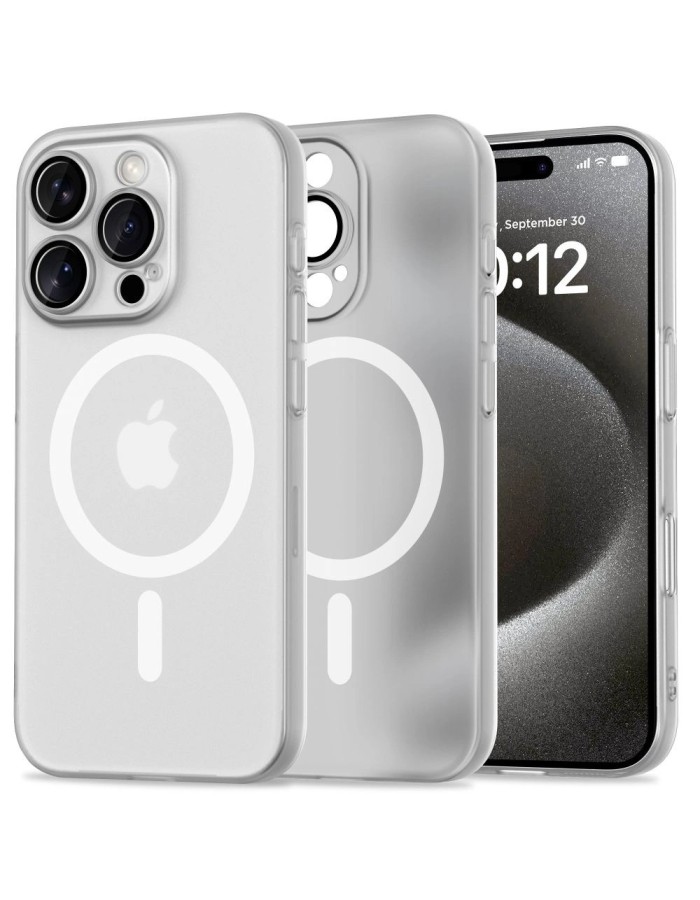 Tech-Protect MagSlim MagSafe Case for iPhone 16 Pro - White Tech-Protect MagSlim MagSafe Case for iPhone 16 Pro - White