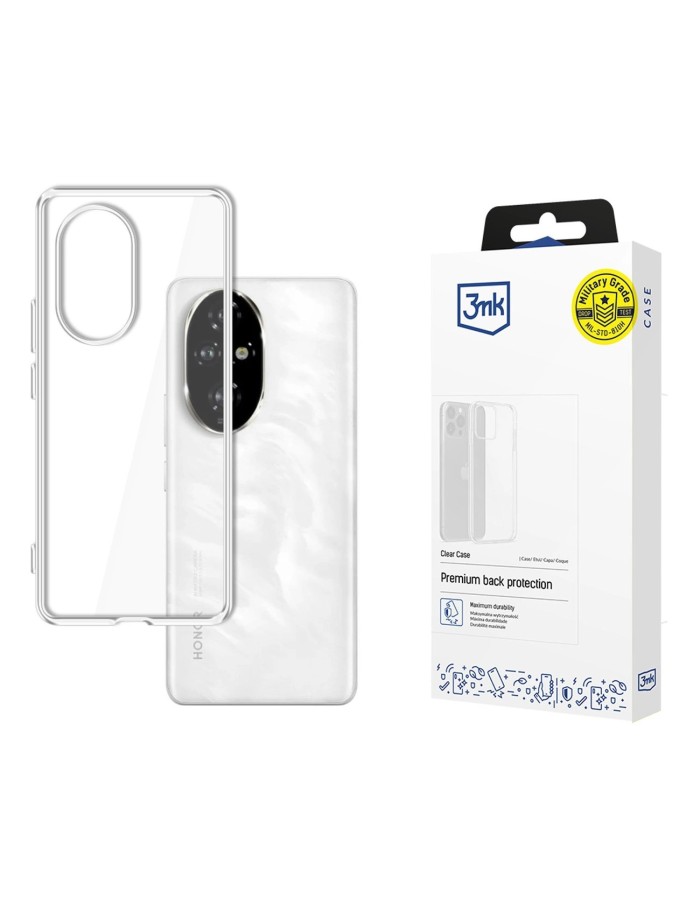 3mk Clear Case for Honor 200 - transparent
