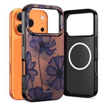 Tech-Protect Lamano MagSafe case for iPhone 17 Pro - brown-purple Tech-Protect Lamano MagSafe case for iPhone 17 Pro - brown-purple