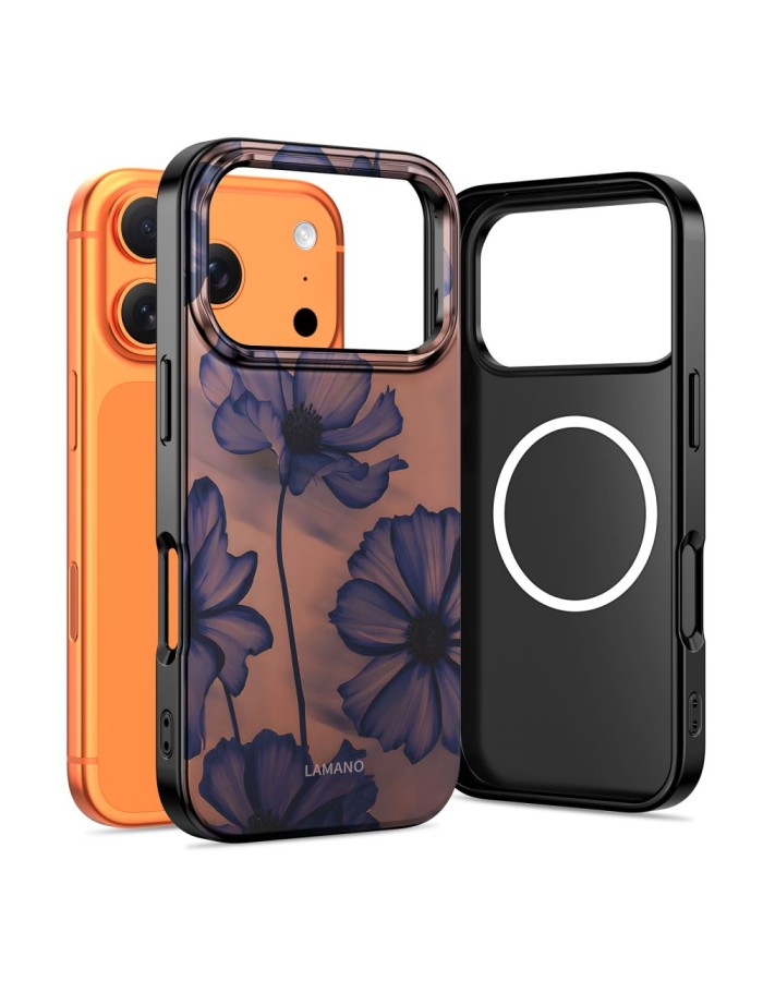 Tech-Protect Lamano MagSafe case for iPhone 17 Pro - brown-purple Tech-Protect Lamano MagSafe case for iPhone 17 Pro - brown-purple