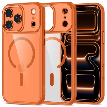 Tech-Protect MagMat MagSafe Case for iPhone 17 Pro Max - Transparent Orange Tech-Protect MagMat MagSafe Case for iPhone 17 Pro Max - Transparent Orange