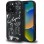 Karl Lagerfeld Grained Pattern &amp;amp; Logo MagSafe Case for iPhone 16 Pro - Black