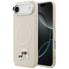 Karl Lagerfeld Karl & Choupette Pins MagSafe Case for iPhone Air - Beige Karl Lagerfeld Karl & Choupette Pins MagSafe Case for iPhone Air - Beige