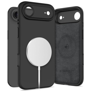 Tech-Protect Silicone MagSafe Case for iPhone 17 Air - Black