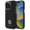 Guess Silicone Logo Strass 4G Case for iPhone 16 Pro - Black Guess Silicone Logo Strass 4G Case for iPhone 16 Pro - Black