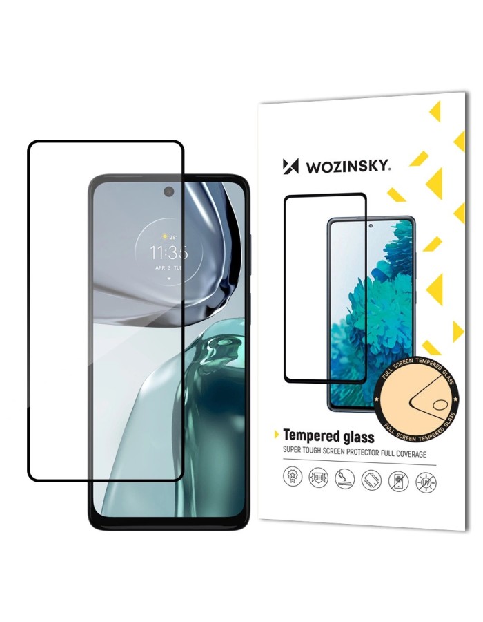 Wozinsky Full Glue Tempered Glass for Motorola Moto G62