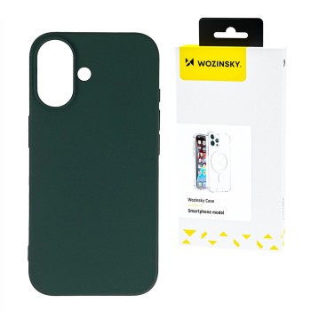 Wozinsky Silicone Case flexible silicone for Samsung Galaxy S25 Ultra - green Wozinsky Silicone Case flexible silicone for Samsung Galaxy S25 Ultra - green