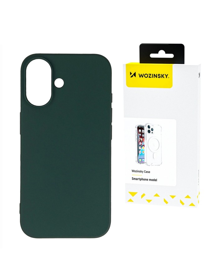 Wozinsky Silicone Case flexible silicone for Samsung Galaxy S25 Ultra - green
