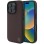 Mercedes MB Wood Imitation Leather MagSafe iPhone 16 Pro Case - Red