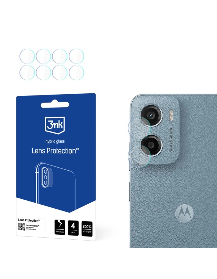 3mk Lens Protection Hybrid Camera Lens Glass for Motorola Moto E15