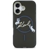 Karl Lagerfeld IML Choupettes Karl Script Logo MagSafe iPhone Air Case - Black